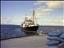 MV St Clement approaching Kirkwall Pier