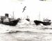 Fishing boats adrift