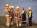 Stromness firefighters on water rescue training