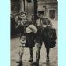 Smokers outside Buck House 1919