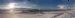 Winter panorama of Ness Camp and Hoy